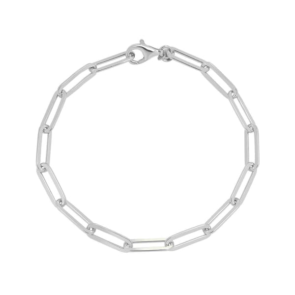Sterling Silver 7.25in. Chain Bracelet - image 