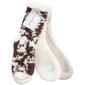 Womens Cuddl(R) Duds 3Pk Cow Cozies Socks - image 1