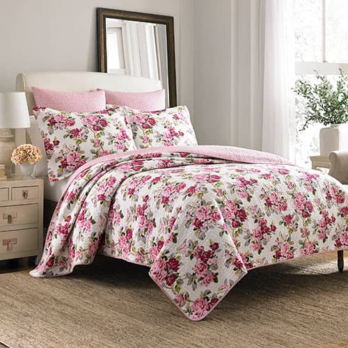 Laura Ashley(R) Lidia Quilt Set - image 