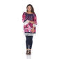Plus Size White Mark Lenora Sheath Dress - Navy/Pink - image 4