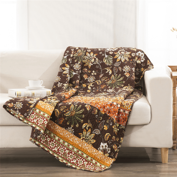 Greenland Home Fashions&#8482; Audrey Reversible Quilted Throw Blanket