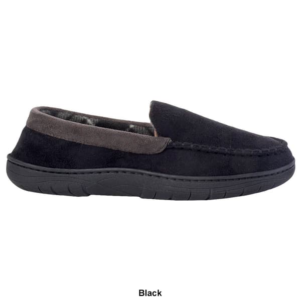 Mens Haggar® Microsuede Venetian Slippers