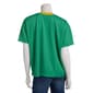 Juniors Plus Eye Candy Boxy Crew Neck Green & Yellow Jersey Tee - image 2