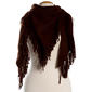 Womens Steve Madden Solid Fringe Triangle Scarf - image 1