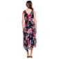 Womens Connected Apparel Short Sleeve Surplice Midi Dress - image 2
