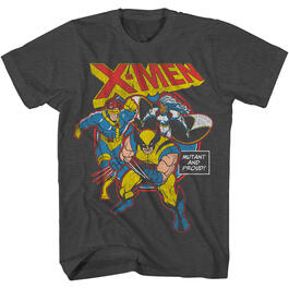 Young Mens X-Men Short Sleeve Graphic Tee