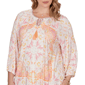 Plus Size Ruby Rd. Renaissance Romance Keyhole Neck Blouse - image 4