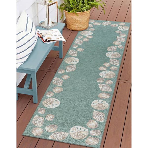 Liora Manne Capri Seashell Border Rectangular Runner