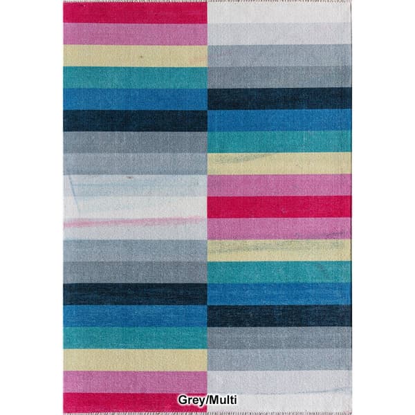 Elizabeth Sutton Maisie Colorblock Rectangular Area Rug