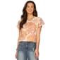Womens Democracy Short Sleeve Crew Neck Abstract Tee - image 4