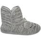 Womens Capelli New York Knit Sleeping Cat Bootie Slippers - image 2