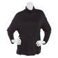 Womens Nine West Active Fleece Hi Neck Cinched Waist Pullover Top - image 1