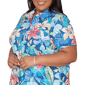 Plus Size Alfred Dunner The Royal Treatment Floral Button Blouse - image 5