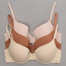 Womens Danskin 3pk. Bonded Soft Lift Bras DS6401-3PKR