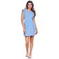 Juniors No Comment Airflow Flutter Sleeve Smock Waist Mini Dress - image 1