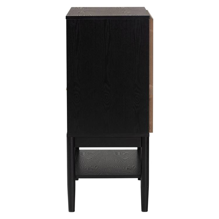 Baxton Studio Shirin Mid-Century Wood 3-Drawer Chest