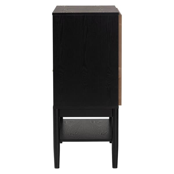 Baxton Studio Shirin Mid-Century Wood 3-Drawer Chest
