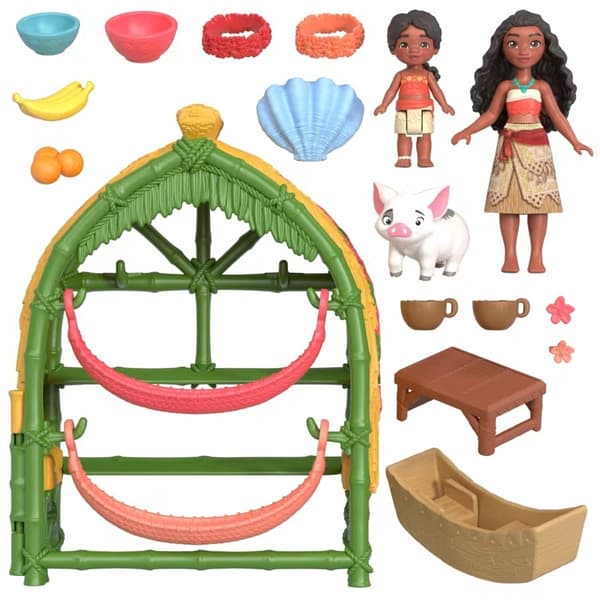 Mattel&#174; Disney Moana 2 Moana & Simea Village Home Playset