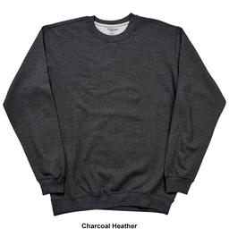Mens Big &amp; Tall Starting Point Solid Long Sleeve Sweatshirt