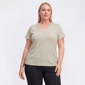 Plus Size Architect(R) Slub Split Neck Tee - image 1