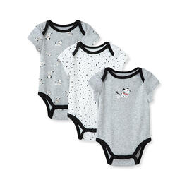 Baby Boy &#40;NB-9M&#41; Little Me 3pk. Dalmatian Short Sleeve Bodysuits