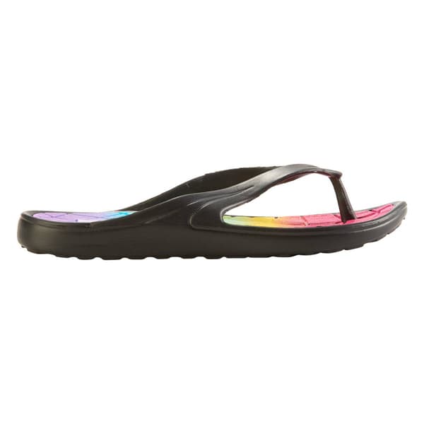 Womens Capelli New York Injected EVA Rainbow Flip Flops