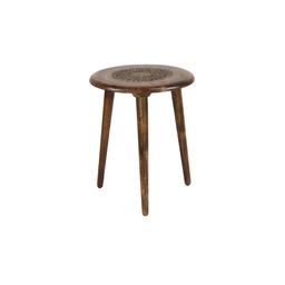 9th & Pike® Brown Wood Traditional Accent Table