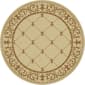 Tayse Sensation Orleans Ivory Round Area Rug - 5'3 - image 1