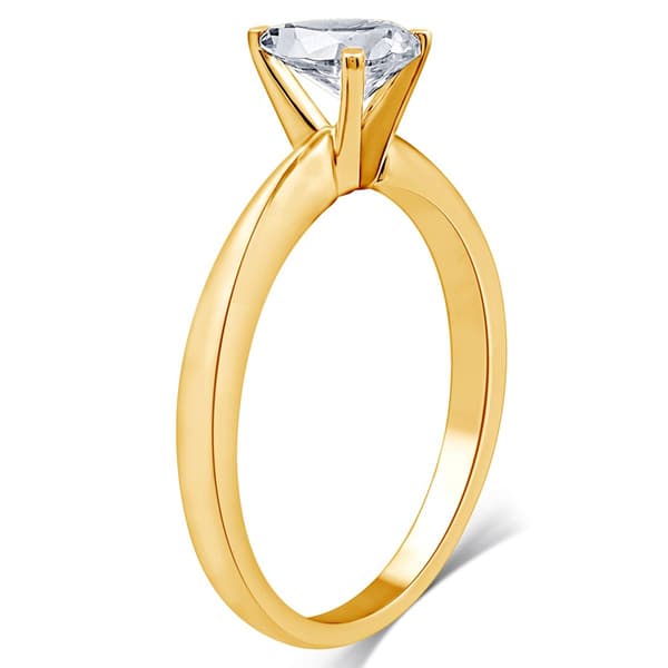 Nova Star&#174; Yellow Gold 1ctw. Lab Grown Diamond Pear Bridal Set