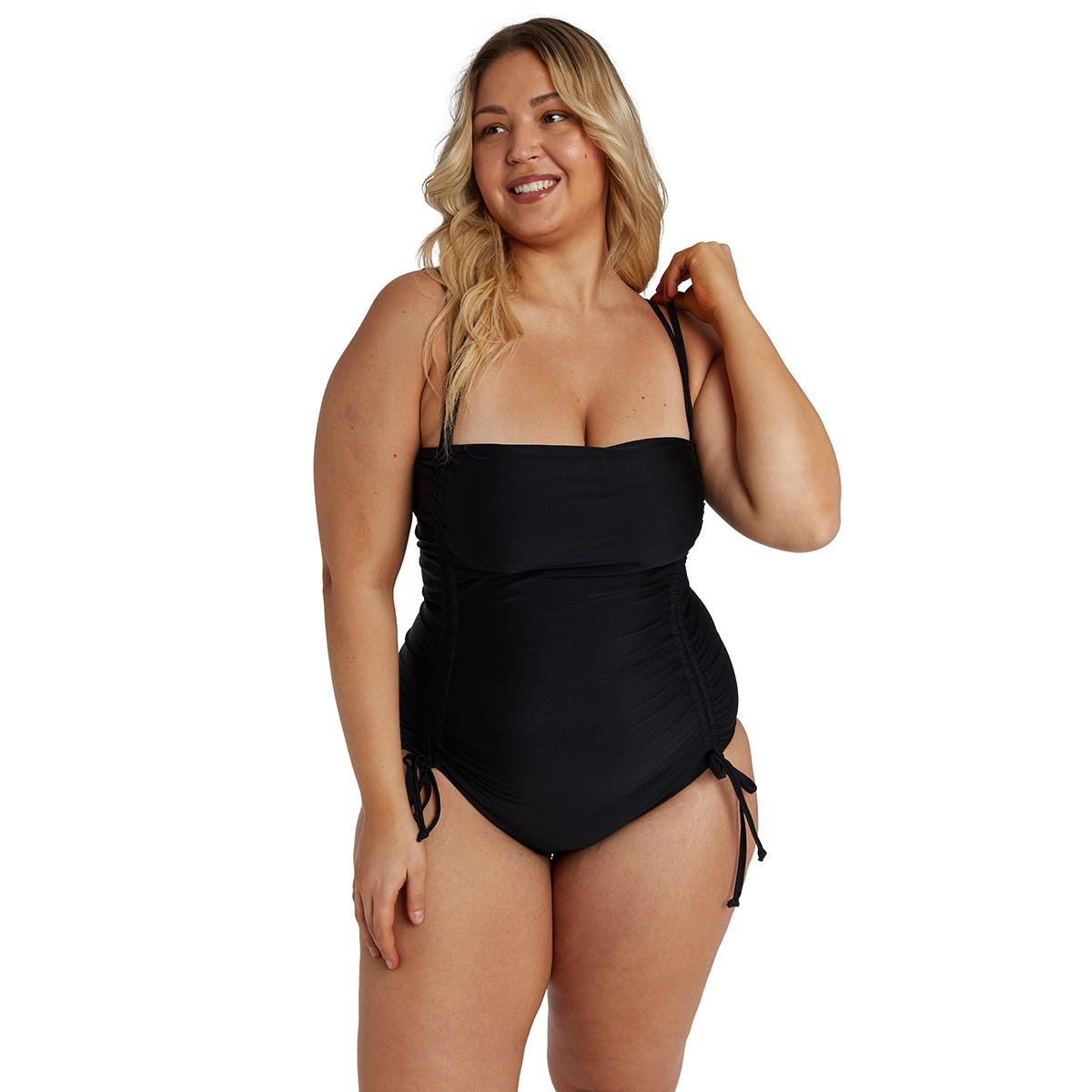 Juniors Plus Cyn & Luca Paradise One Piece Swimsuit