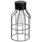 Northlight Seasonal 9.5in. Outdoor Geometric Edison Solar Lantern - image 3