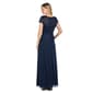 Womens R&M Richards Scalloped Lace Evening Gown - image 2