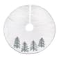 National Tree 52in. Tree Skirt w/ Tree Embroidery - image 1
