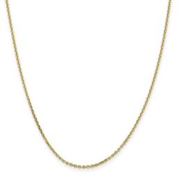 Gold Classics(tm) 10kt. 1.65mm Diamond Cut Chain Necklace