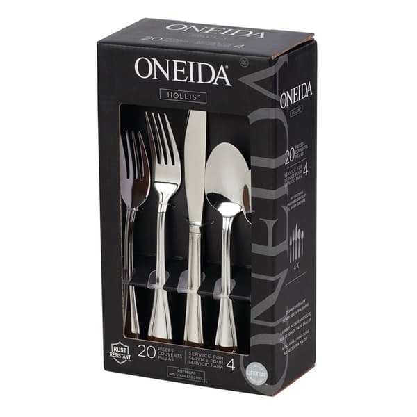 Oneida Hollis 20pc. Everyday Flatware Set