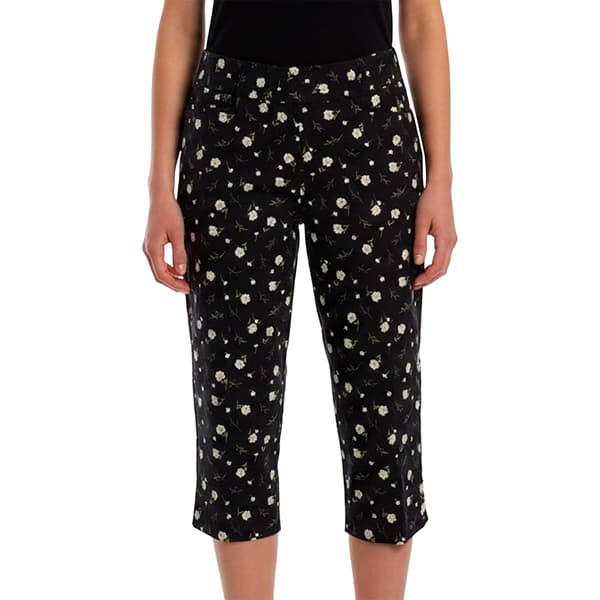 Petite Briggs Millennium Floral Daisy X-Hem Capris