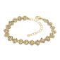 Design Collection Gold-Tone Cubic Zirconia Station Bracelet - image 1