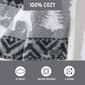 Eddie Bauer Woodland Fair Isle Sherpa Throw - image 4