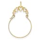 Gold Classics&#40;tm&#41; 14kt. Polished 5 Heart Charm Holder - image 1