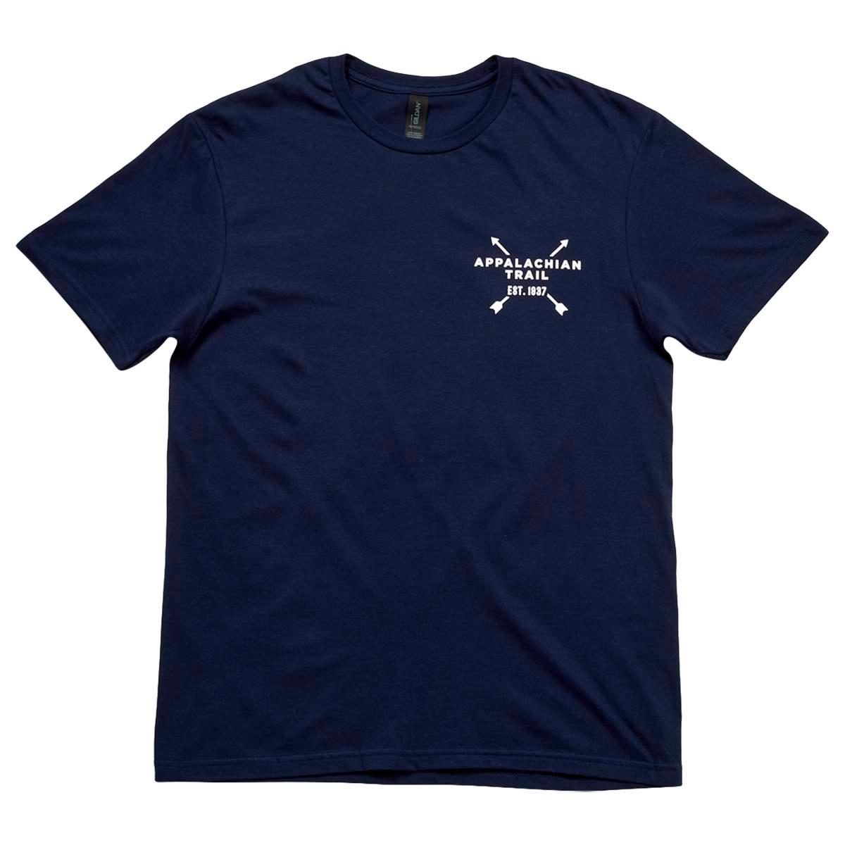 Mens Appalachian Trail Short Sleeve Graphic T-Shirt