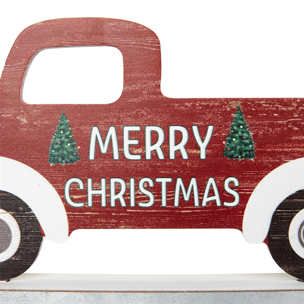 Northlight Merry Christmas Truck Wooden Advent Calendar