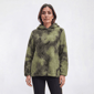 Womens Mountain Ridge Long Sleeve Sherpa Camo Pullover Hoodie - image 1