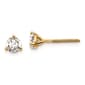 Pure Fire 14kt. Gold 1/2ctw. Screwback Lab Grown Diamond Earrings - image 1