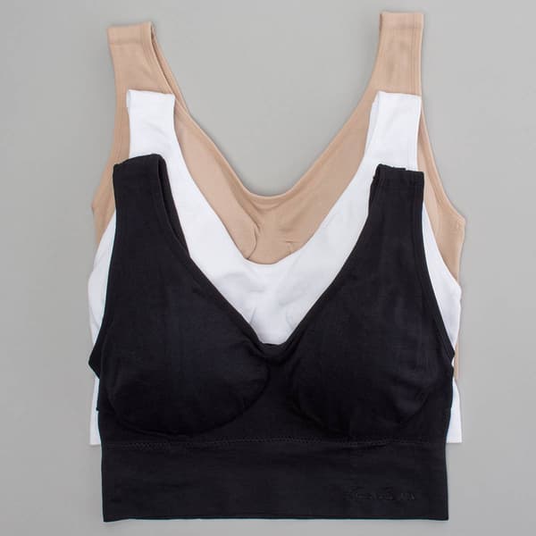 Plus Size Gloria Vanderbilt 3pk. Comfort Bras 3PKBRA664