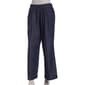 Womens Nautica Pleated Chambray Pull On Casual Pants - image 2
