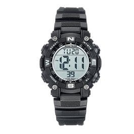 Mens Armitron Black Digital Chronograph Watch - 45-7099BLK