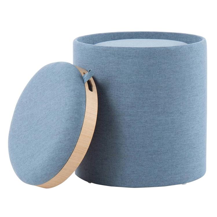 LumiSource Tray Contemporary Nesting Ottoman Set