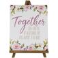 Northlight Seasonal Together Wooden Easel Sign - image 1