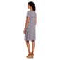 Womens Architect® Short Sleeve Floral A-Line Dress - image 2