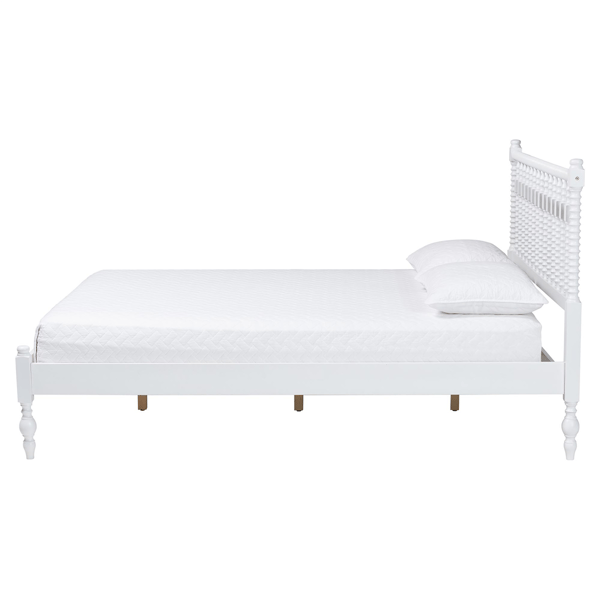 Baxton Studio Callison Spindle Farmhouse Platform Full Bed